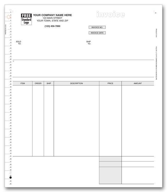 Continuous Inventory Invoice