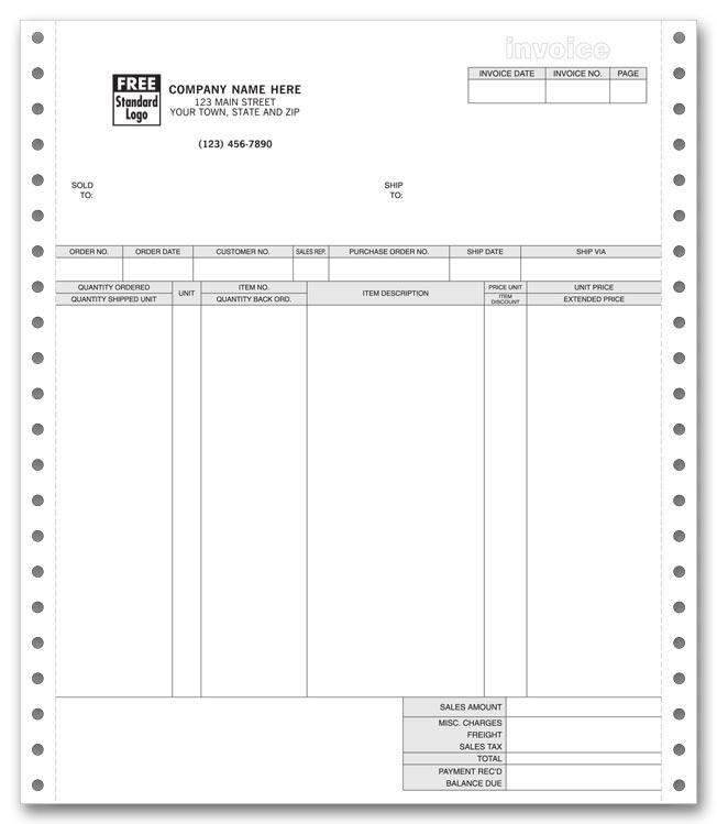 General Continuous Invoice for RealWorld