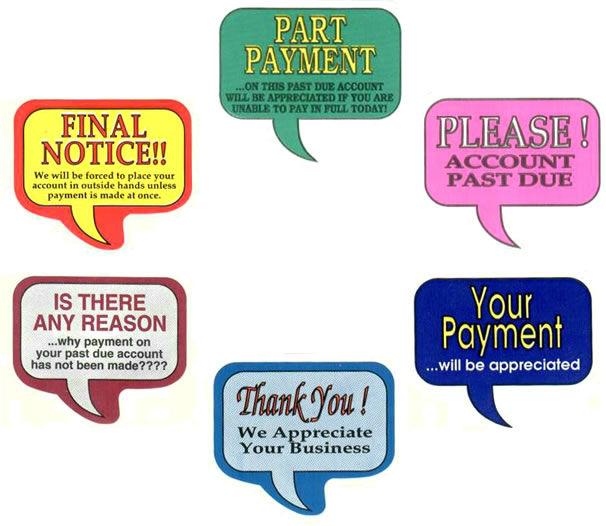 M1630, Package of 6 Different Collection Labels