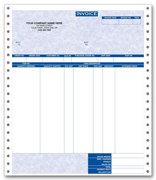 General Continuous Invoice for RealWorld - Parchment
