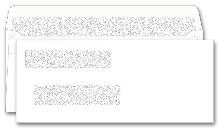 Superior Self Seal Double Window Envelopes