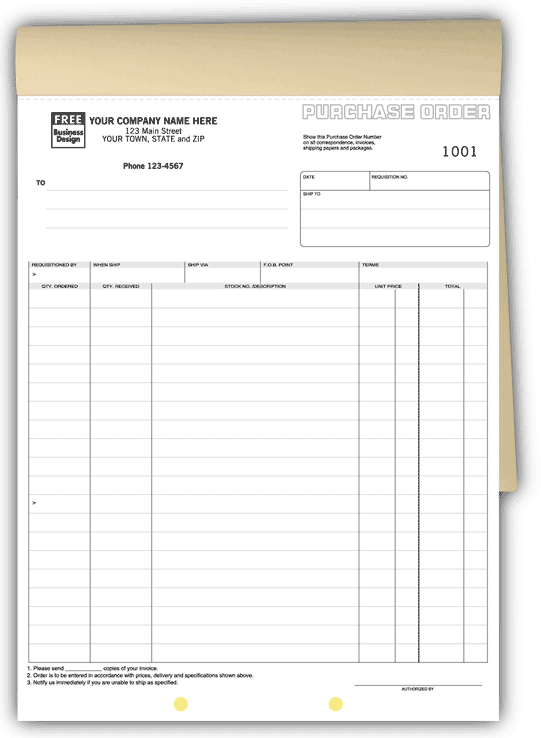 Long Purchase Order Books