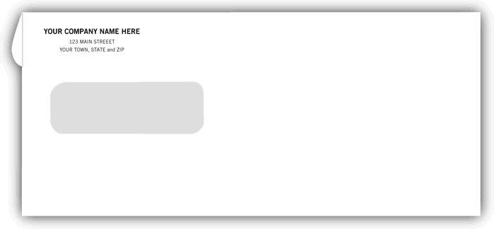 #8 Single Window Printable Envelopes