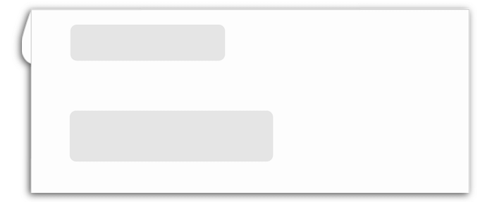 Confidential Dual Window Envelopes