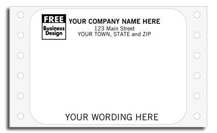 Printed Continuous Labels
