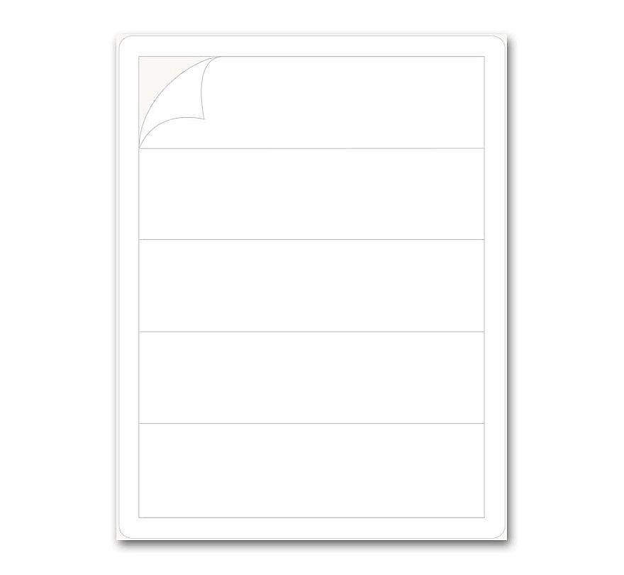 Laser Typing Strip Labels 2"
