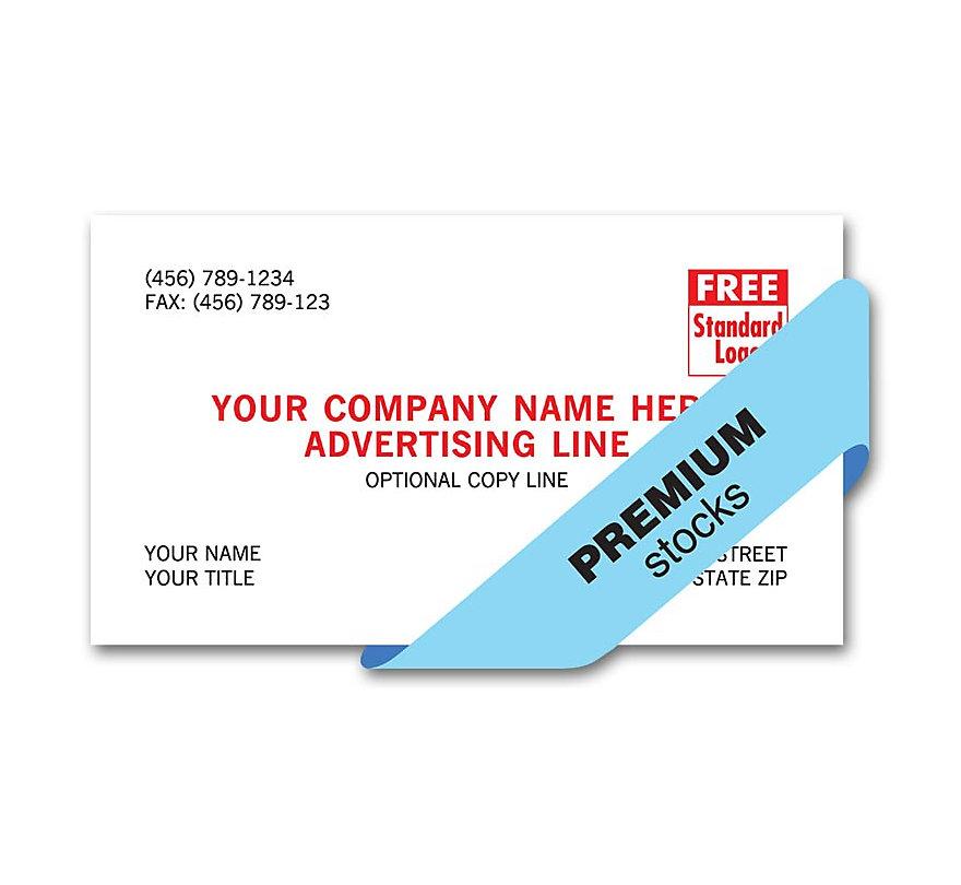 Premier Business Cards, 1 Or 2 Inks Colors