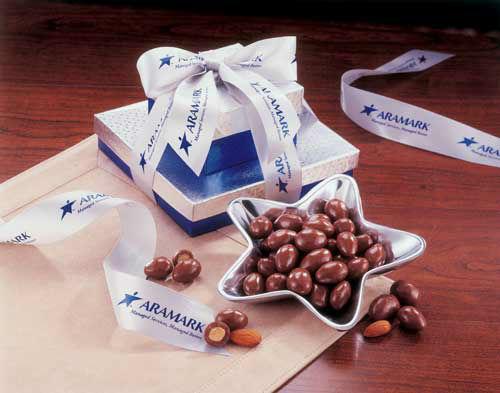 Branded Star Bowl with Milk Chocolate Almonds