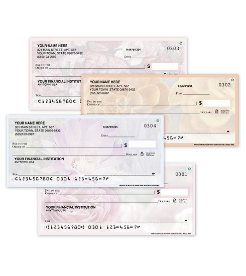 Personal Check - Floral