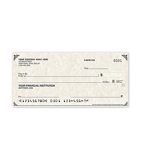 Personal Check - Parchment