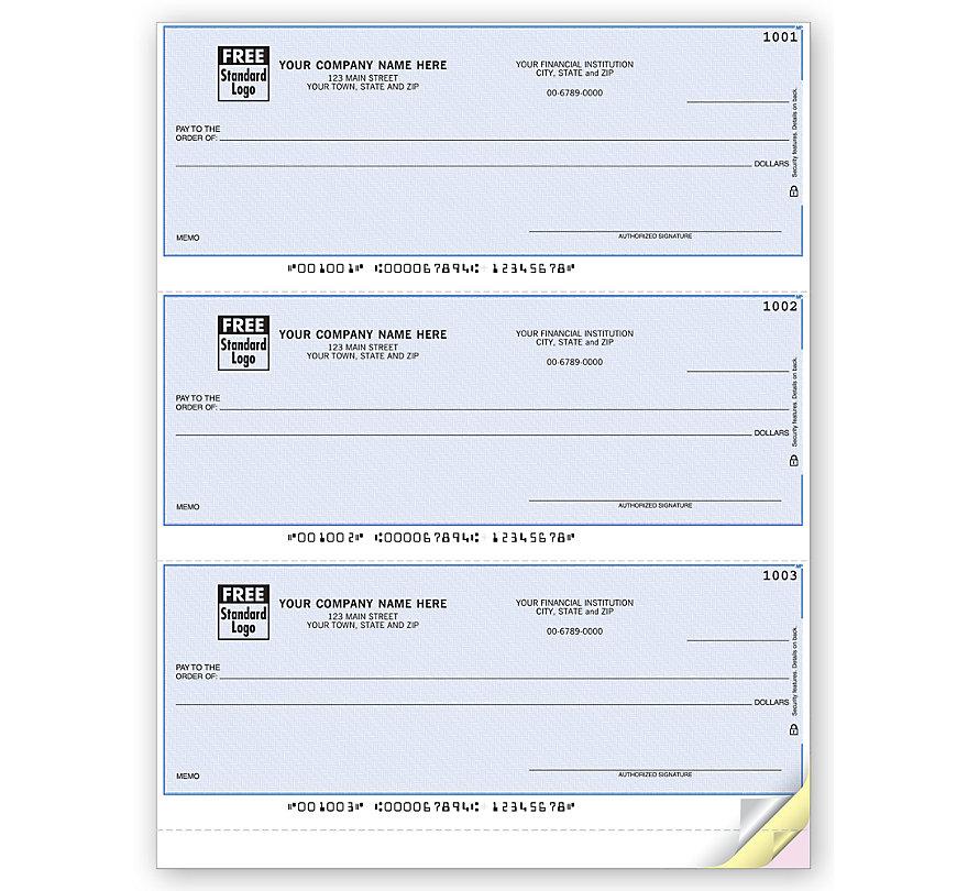 3 On A Page Laser Check Compatible With MYOB And More
