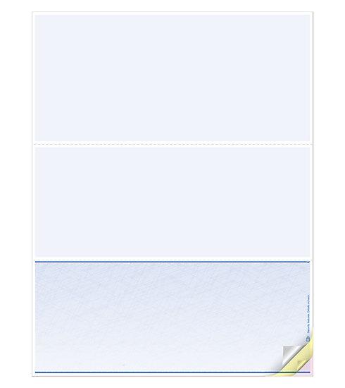 Blank Laser Checks, Bottom Format