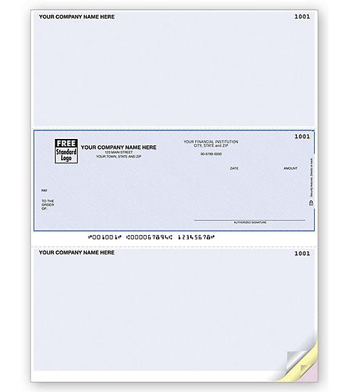 Laser Middle Checks, Compatible with Peachtree