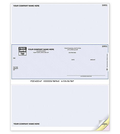 Laser Middle Checks, One Write Plus Compatible