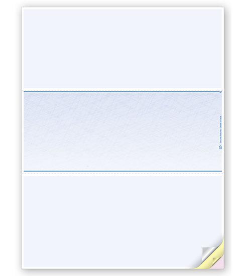 Blank Laser Checks, Middle Format