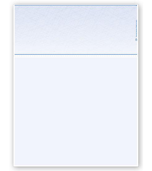 Laser Top Blank Check Stock, 7.5" Voucher