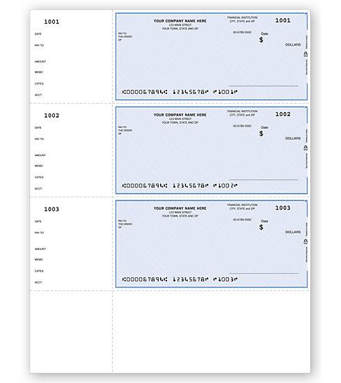 Laser Wallet Checks, Lined