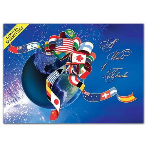 Global Thanks Holiday Greeting Card