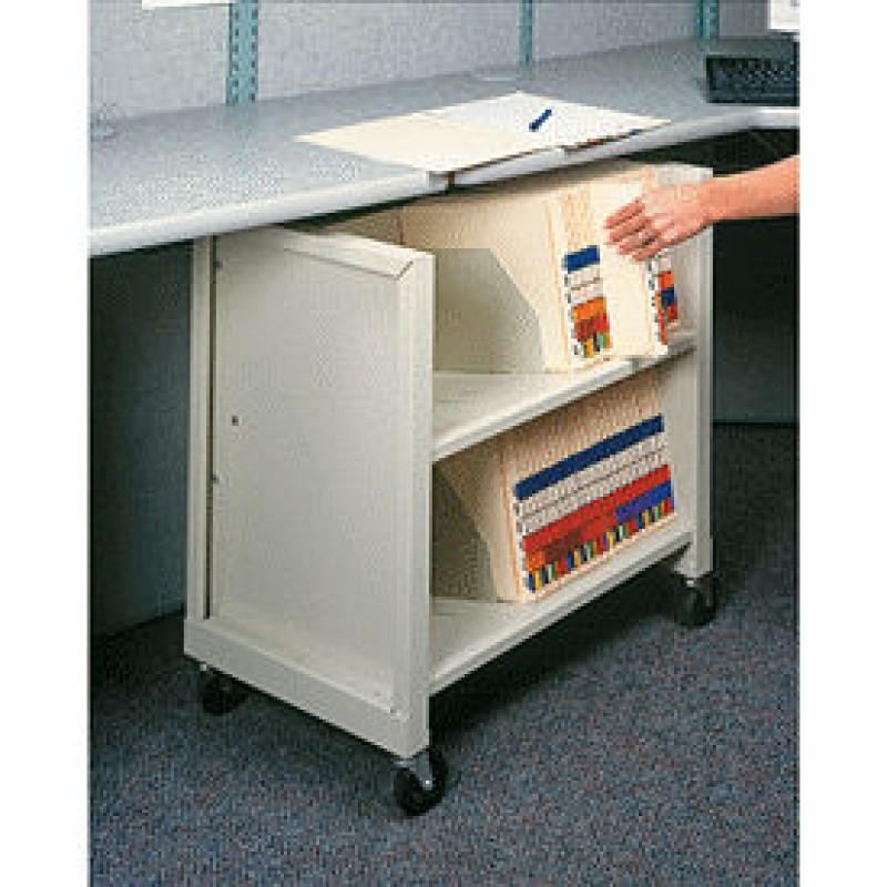 Rolling File Carts, with Casters, 27"H x 26"W x 16"D