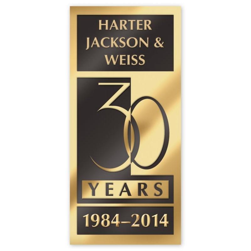 Personalized Anniversary Seal Rolls SE-09