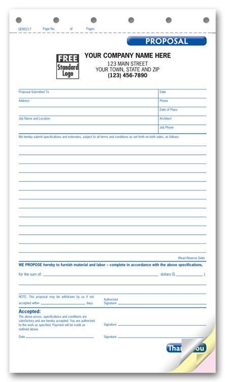 Compact Proposal Forms