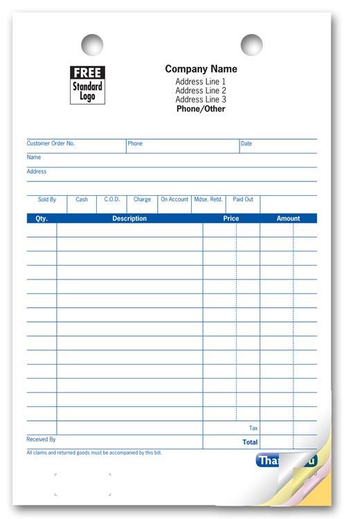 Large Format Register Forms