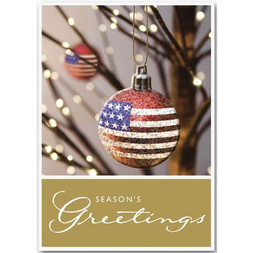 Star Bangled Ball Patriotic Christmas Cards