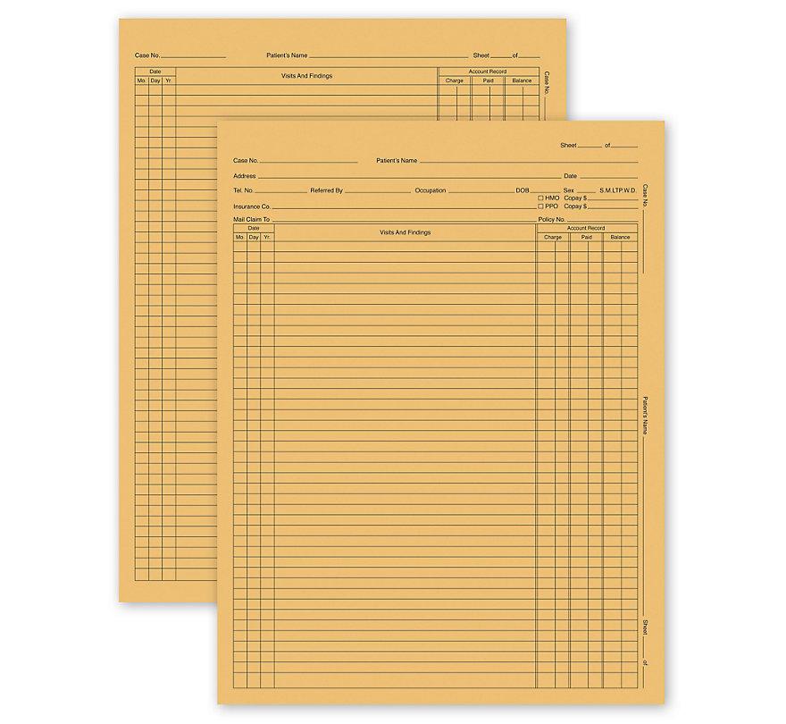 General Patient Exam Records Letter Style