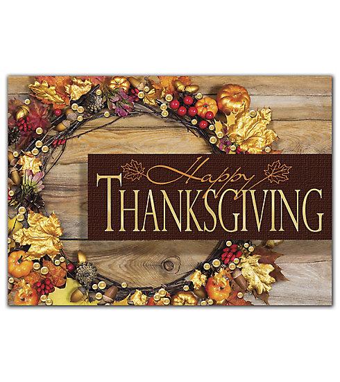 Autumn Harvest Thanksgiving Cards