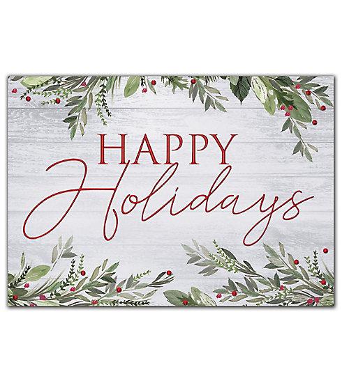 Rustic Display Holiday Cards