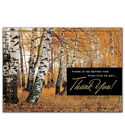 Amber Appreciation Thanksgiving Cards