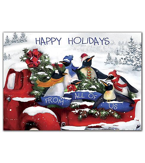 Penguin Posse Holiday Cards