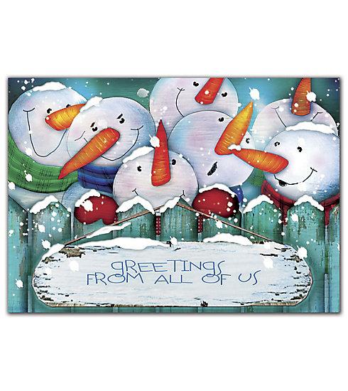 Snowball Bash Holiday Cards