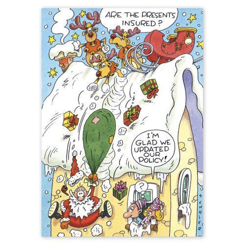 Festive Folly Insurance Christmas Cards