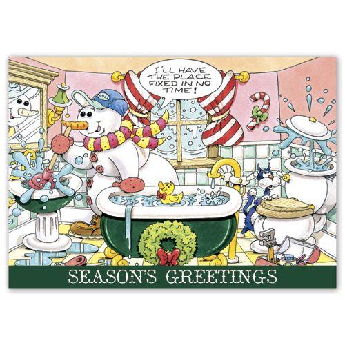Happy Plumbing! Holiday Cards