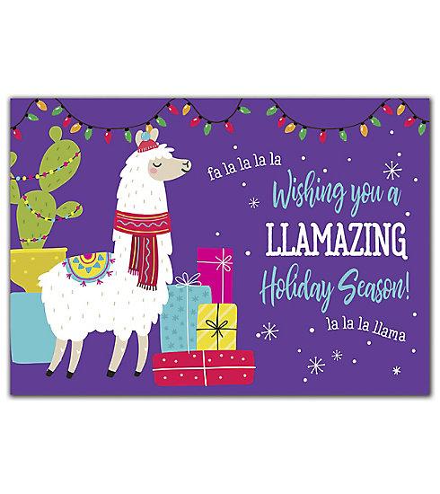 Llamazing Holiday Cards