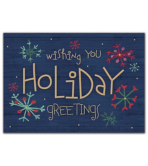 Woodcut Greetings Holiday Cards