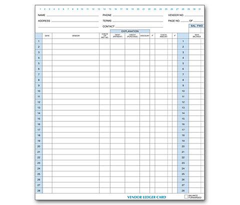 A/P Vendor Ledger