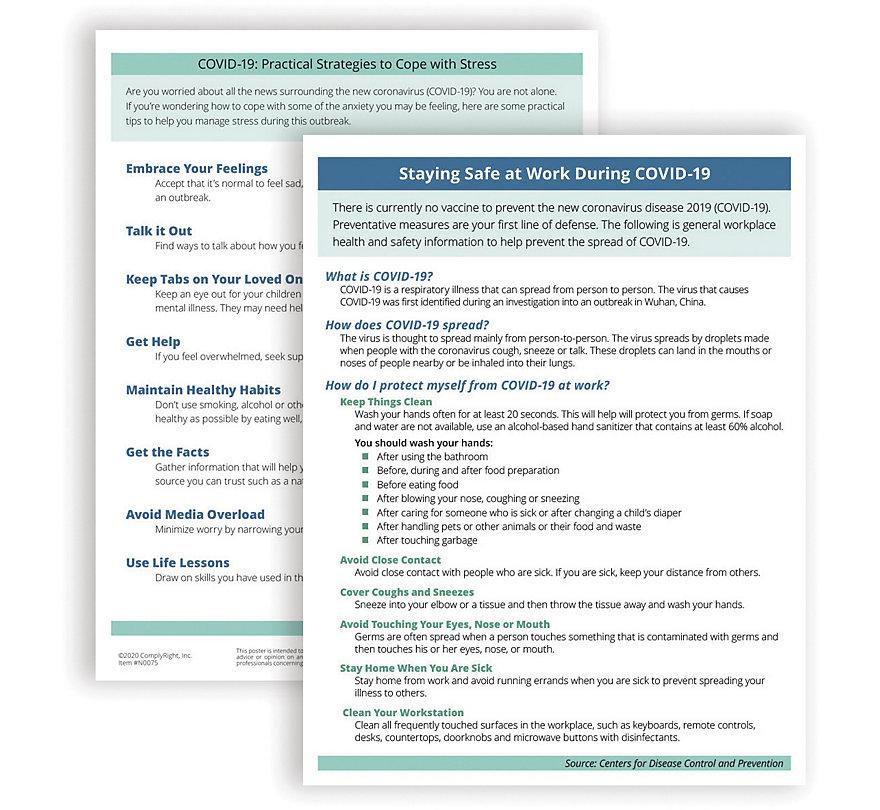 COVID-19 Prevention & Stress Mgmt Pk/25