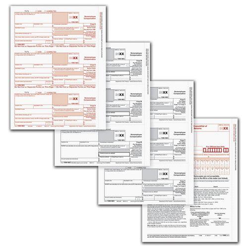 Laser 1099-NEC 5 Part Set