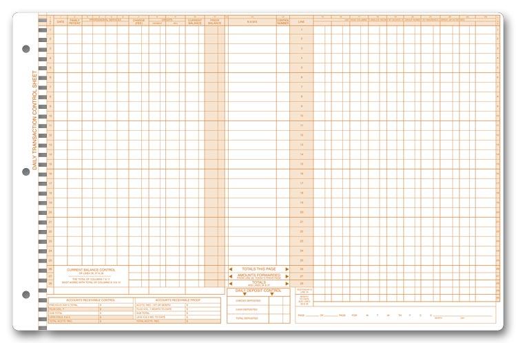 Daily Control Sheets, Pegmaster, Payment