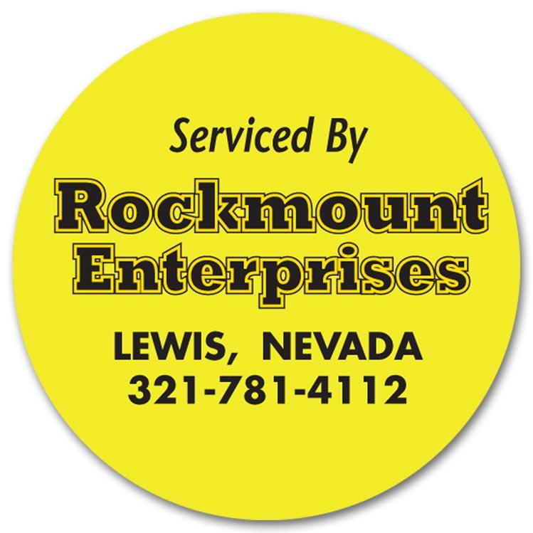 Round Advertising Labels