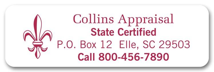 Rounded Corners Rectangular Paper Labels