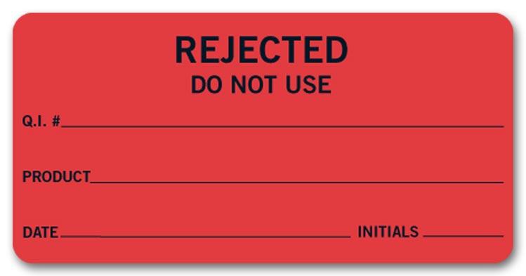 Rectangular Paper Removable Sticker
