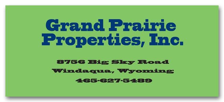 Paper Advertising Business Labels