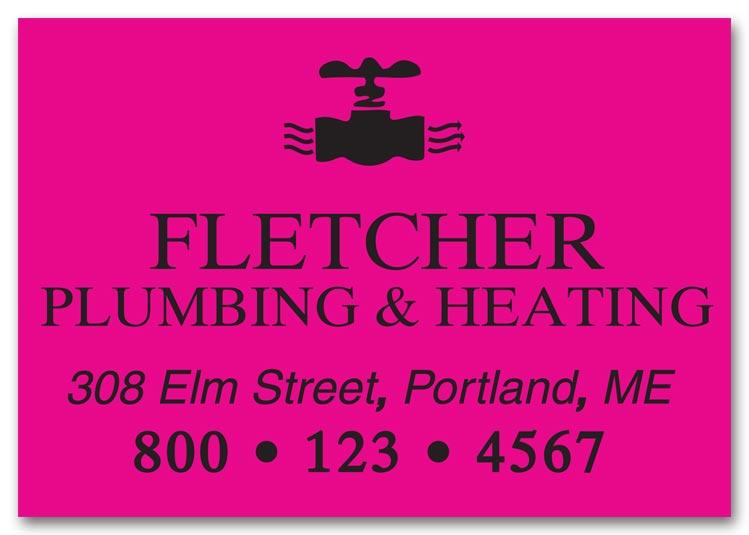 Business Address Square Corner labels
