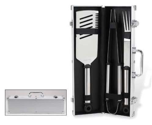 Barbecue Set in Aluminum Case