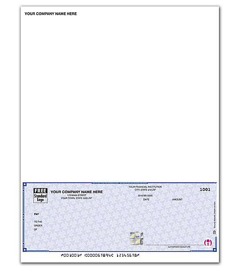 High Security Laser Btm A/P Check 7.5 Voucher