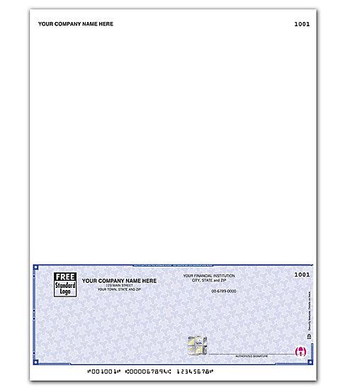 High Security Laser Btm P/R Check 7.5 Voucher