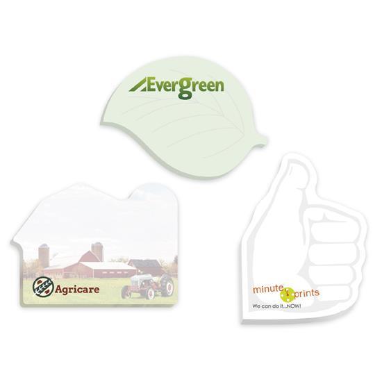 Souvenir® goingreen™ 4" x 3" Die Cut Sticky Note™, 25 sheet